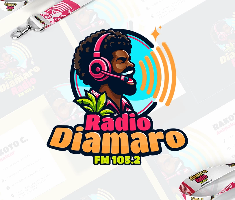 Apercu du Branding Logo de Diamaro Radio